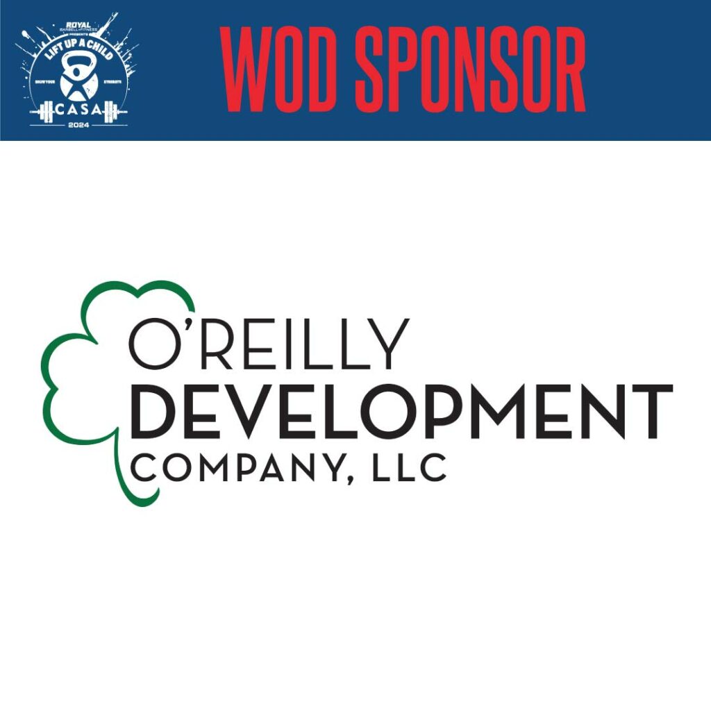 O'Reilly Development Company Lift Up A Child WOD Sponsor