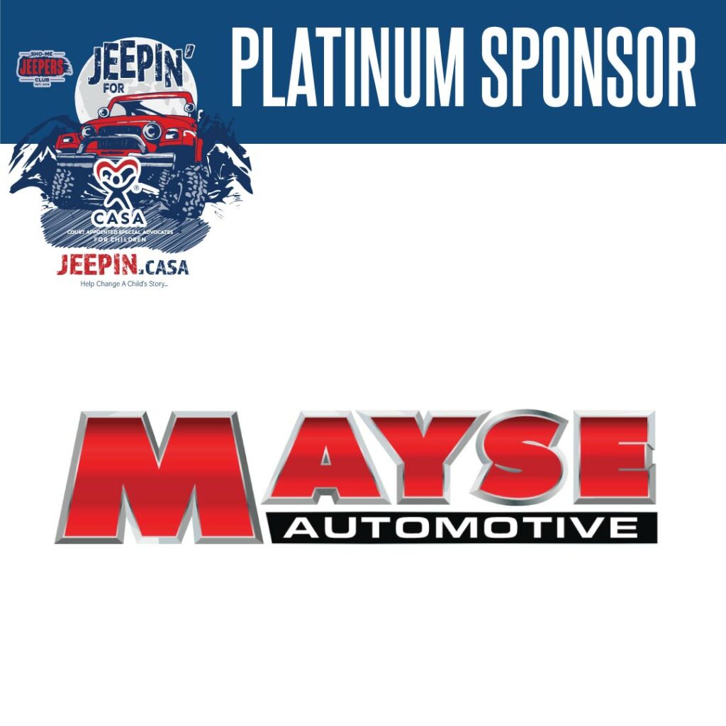 Mayse Automotive - Jeepin' for CASA Platinum Sponsor